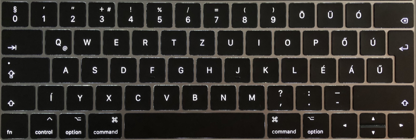 Billentyűzet magyarítás MacBook Pro M1 2020